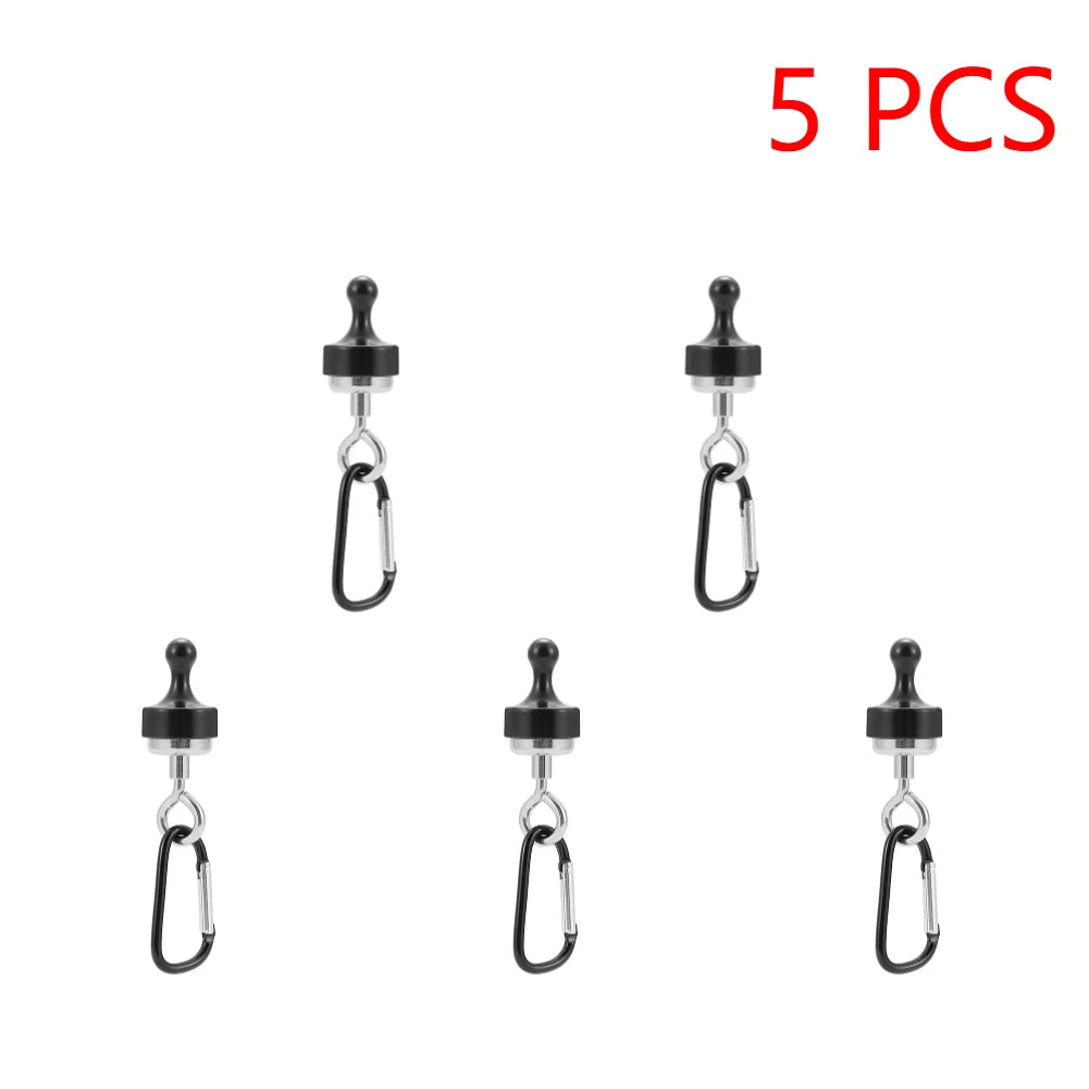 30-1PCS Camping Magnetic Hook Strong Suction Separable Multifunctional Outdoor Tent Canopy Carabiner Magnet Hanger Clip Tools