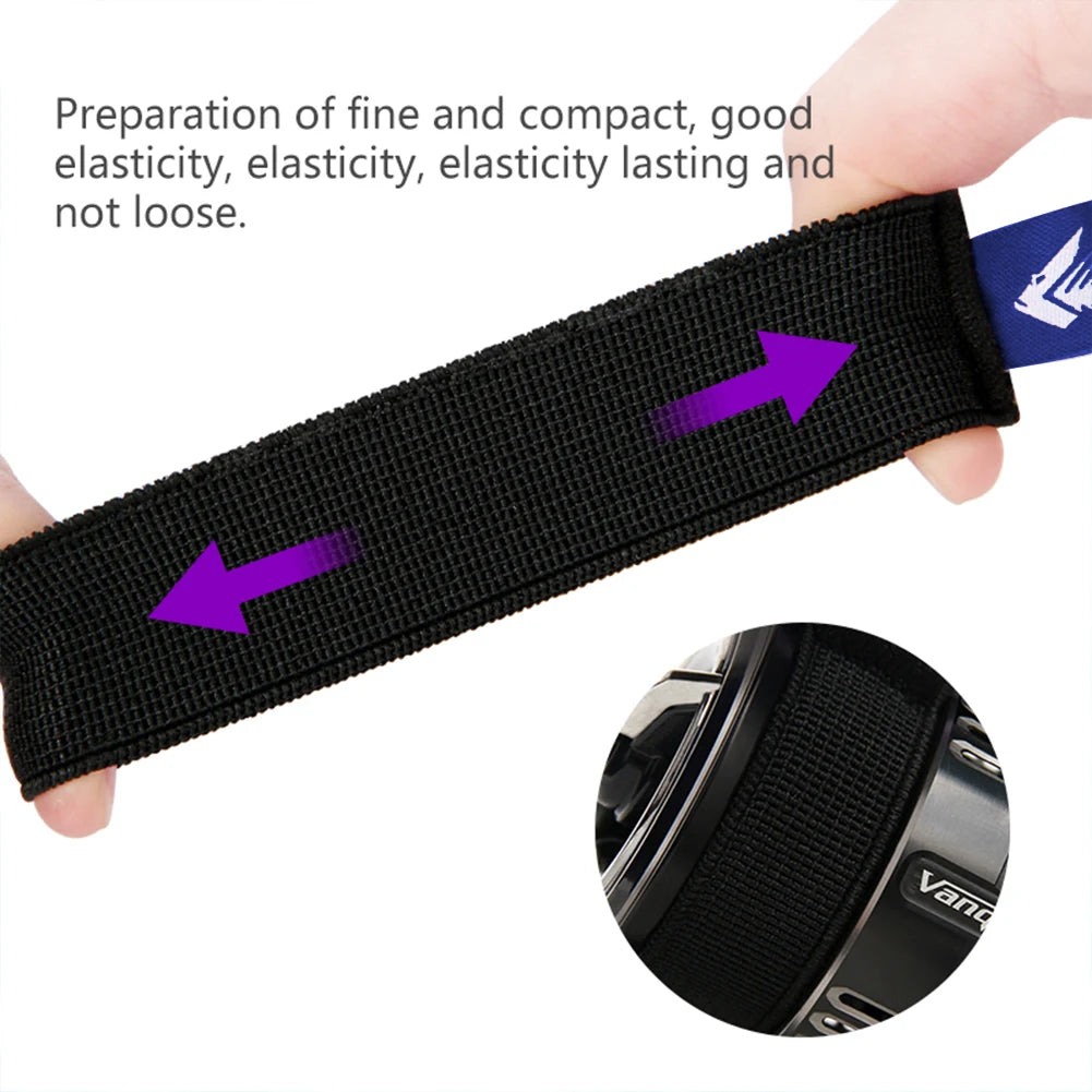 4Pcs Fishing Reel Spool Cover Elastic Fishing Reel Protector Belt Spinning Wheel Band Outdoor Fishing Tool