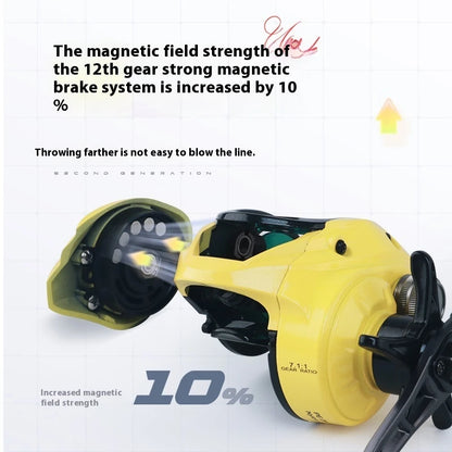 Gw New Ca Second-Generation Drip Reel Explosion-Proof Fishing Reel Lu Yahai Fishing Reel Ultra-Light Long-Range Throw