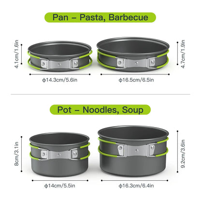 Camping   Portable Cooking Set for Outdoor Stove