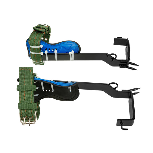 Tree Climbing Gear, Steel Pole Climbing Spikes, Safety Belt & Rope, Climbing Tree Shoes, 100kg Load Capacity, Durable Tool