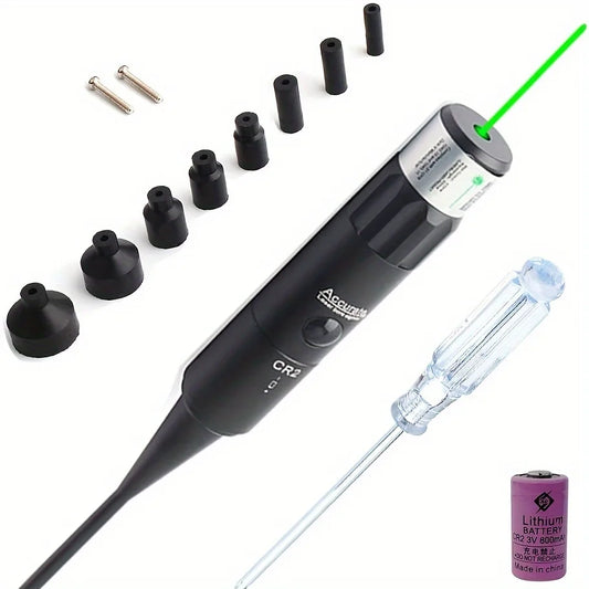 Green Laser BoreSighter Bore Sight kit for .177 to .50 Caliber Rifles & Handguns