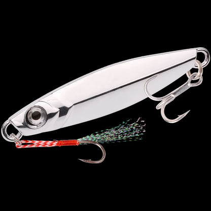 Metal Jig Fishing Lure Shore Cast Hook Swimbait Artificial Bait