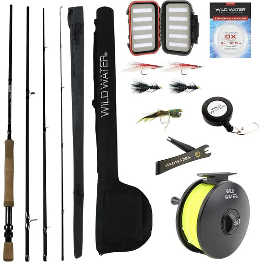 Fly Rod Complete Fly Fishing Rod and Reel Combo Starter Package