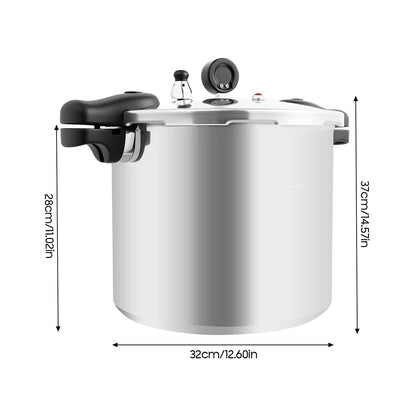 Pressure Cooker Pot with Pressure Gauge, Hand Control