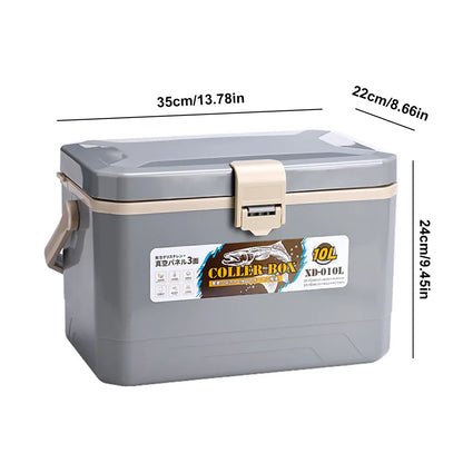 Live Fish Bucket Camping Cooler Box 10L Live Fish Bait Bucket Car Ice Bucket Fish Protection Bucket Fishing Accessories