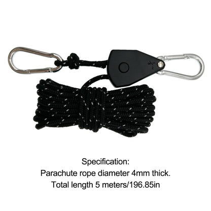 Tent Rope Multifunction Parachute Cord Adjust Buckle  Outdoor Camping Hiking Durable Tent Accessories