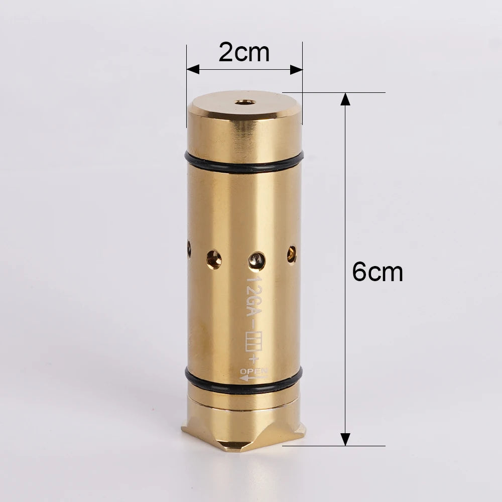 12GA laser training cartridge Red Dot Laser Training Bullet Dry Fire Laser