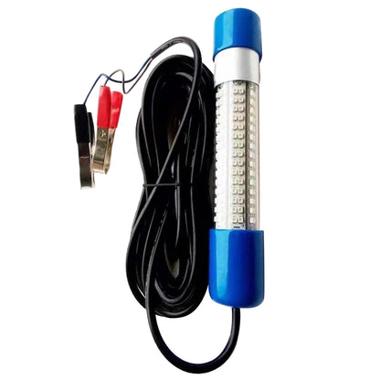 Underwater Fishing Light 50W Fish Lure Bait Finder Lamp 12-24V Submersible Boat Lamp Waterproof