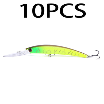 HENGJIA 1pcs 15cm 15g  Deep Diving Jerkbait Artificial Hard Bait Fishing Wobblers Minnow Lure for Bass Pike Carp Fishing  Tackle