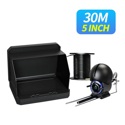 Portable Fish Depth Finder Water Handheld   LCD Fish Finder Underwater 120° Fishing Camera With Night Vision