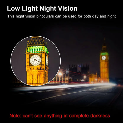 Portable Zoom culars with FMC Lens Low Light Night Vision for Bird Watching Hunting Sports
