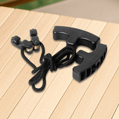 Crossbows Cocking Device Double Handle Strings Cocking Tool Ergonomic Handle Rope Cocking Device Heavy Duty Hunting Accessories