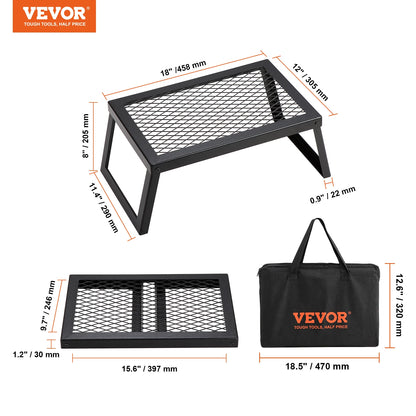 SucceBuy 18/24in Barbecue Charcoal Grill Outdoor Home Appliance for Outdoor Cooking Camping Picnics Beach