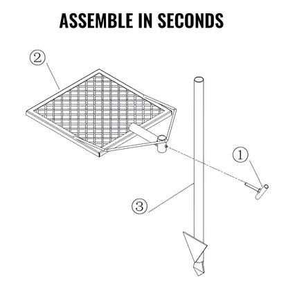 Premium Steel Campfire Grill Rack for Outdoor Cooking Camping Picnics Beach