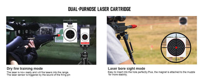 22LR dual-purpose magnetic suction laser training bullet, red dot laser training bullet,