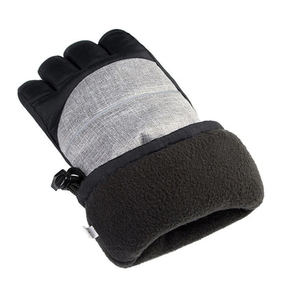 1Pair Winter Heating Gloves 5000mAh Battery Electric Hand Warmer Anti-Slip Waterproof for Outdoor Climbing Hiking Skiing Cycling