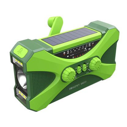 Emergency Radio Solar Hand Crank LED Flashlight/Reading Light/SOS Alarm Survival Tool