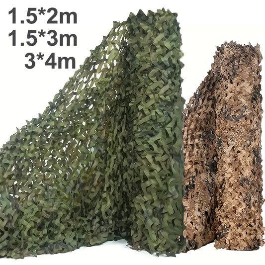 Outdoor Camo Netting Hunting Camouflage Net Woodland Training Sunshade Mesh Nets for Camping Sun Shelter Car Shade Covers