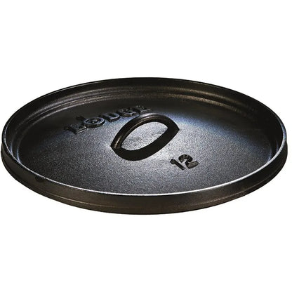 Lodge 8 Quart Pre-Seasoned Cast Iron Camp Dutch Oven with Lid - Dual Handles - Use in the Oven, on the Stove, on the Grill  open fire