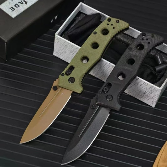 Outdoor folding knife,     bearing lock knife,   D2 blade, ultra-portable daily