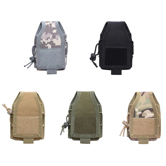 Walkie Talkie Pouch Waist Bag Holder Pocket Portable Interphone Holster Carry Bag Hunting Camping Tool