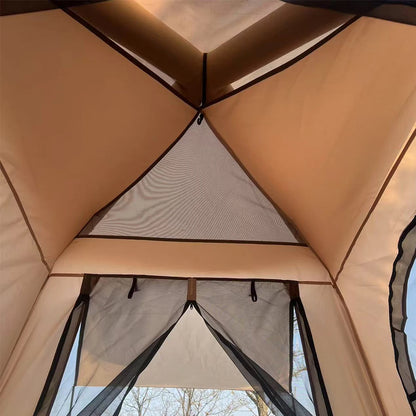 A large inflatable tent for 5-8 people