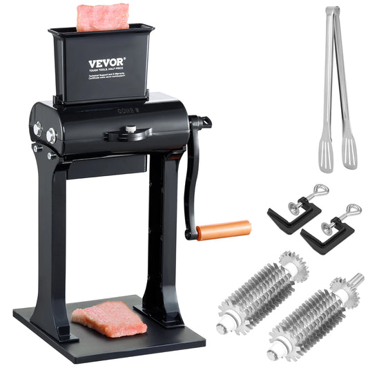 Meat Tenderizer Heavy Duty Stainless Steel Meat Tenderizer Machine Quick and Easy Manual Operation Kitchen