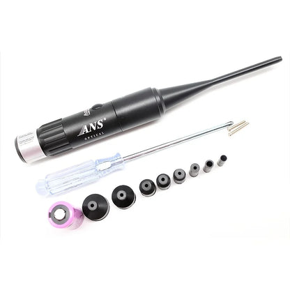 Green Laser BoreSighter Bore Sight kit for .177 to .50 Caliber Rifles & Handguns