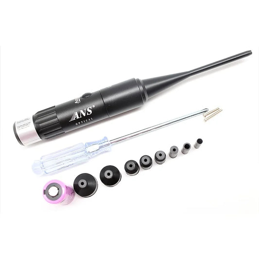 Green Laser BoreSighter Bore Sight kit for .177 to .50 Caliber Rifles & Handguns