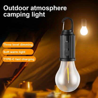 2-5PCS Solar Powered LED Lighting Lantern USB Charging Outdoor Tent