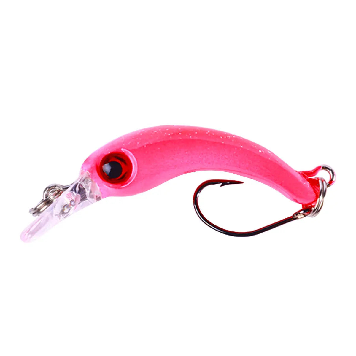 1pcs Floating Minnow Fishing Lure 4cm 1.5g Mini Artificial Hard Bait Sharp Hook Crankbait Wobbler Trout Pike Bass Fishing