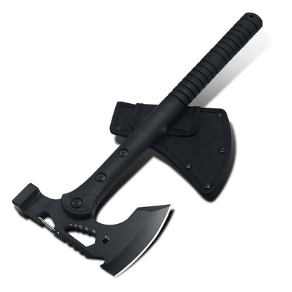 Outdoor camping axe, survival travel hand axe, multifunctional