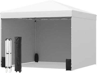 10'x10' Pop Up Canopy Tent with 3 Sidewalls