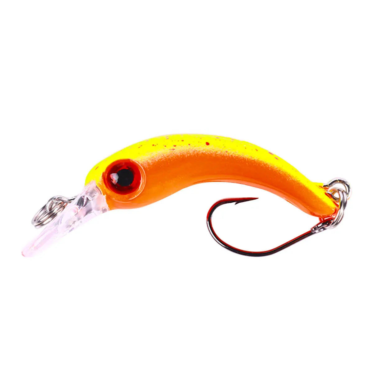 1pcs Floating Minnow Fishing Lure 4cm 1.5g Mini Artificial Hard Bait Sharp Hook Crankbait Wobbler Trout Pike Bass Fishing