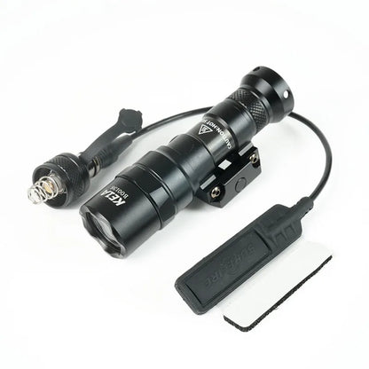 Metal Flashlight Strobe Scout Light Hunting Weapon Scout Light Fit 20mm Rail