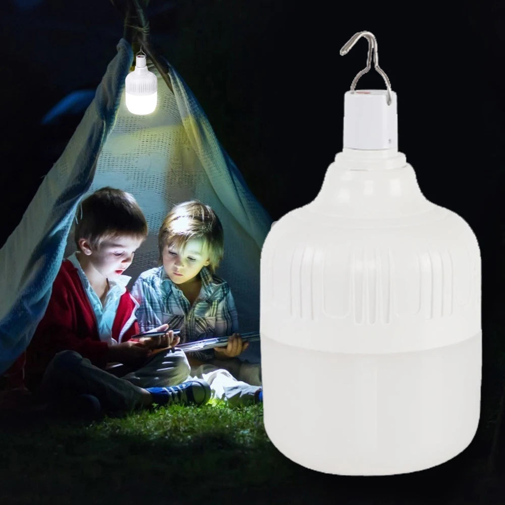 LED Lighting Lantern USB Charging with Hook Camping Lamp Multifunctional Camping Lighting