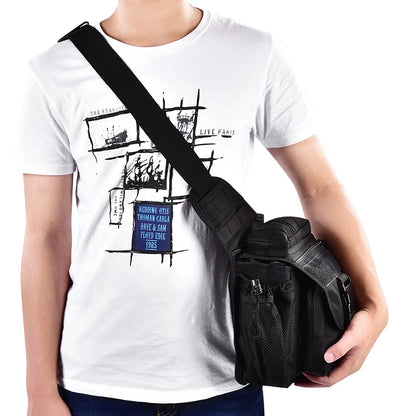 Chest Shoulder Bag Pack for Travel Hiking Outdoor Equipment