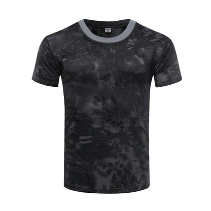 Casual O Neck Short Sleeve Summer Street Oversized Men Outdoor Sport T Shirts