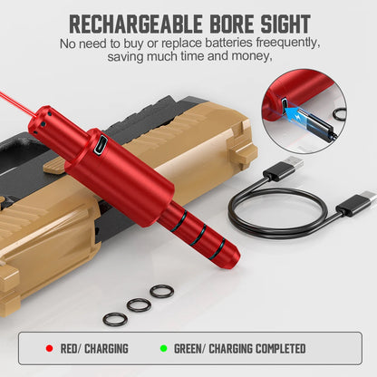 40S&W dual-purpose magnetic suction laser training bullet, red dot laser training bullet, dry powder laser training bullet