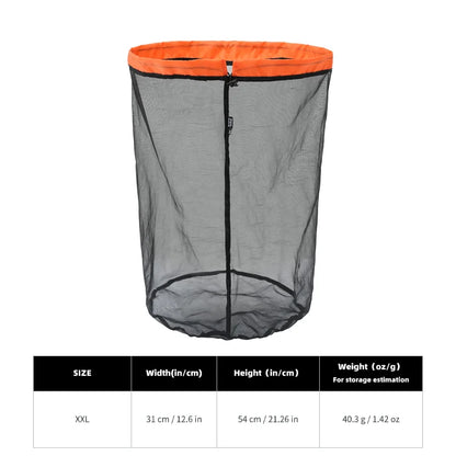 Drawstring Storage Bags Compression Pouches for Camping, Hiking, Laundry & Grocery
