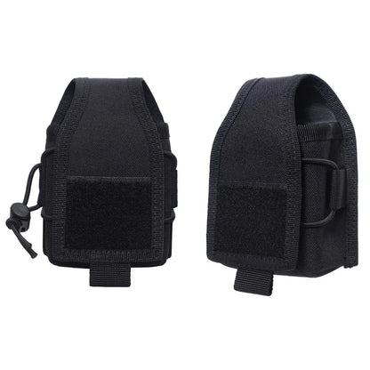 Walkie Talkie Pouch Waist Bag Holder Pocket Portable Interphone Holster Carry Bag Hunting Camping Tool