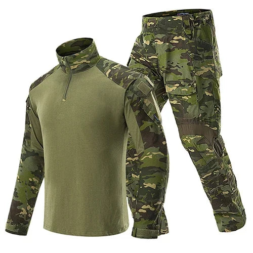 Camo Camouflage Clothing Cargo Pant Hiking Shirt