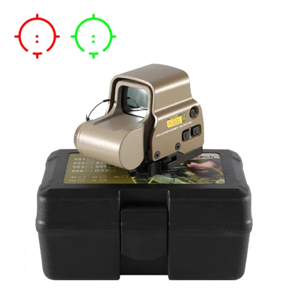 558 Red Dot Sight Holographic Sight Red Green   Quick Release Mount