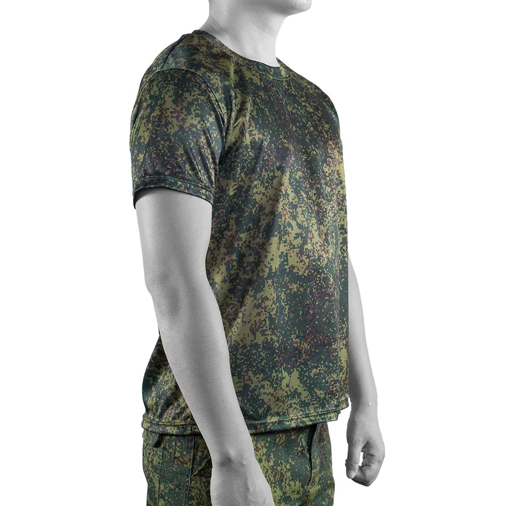 Men Summer Short Sleeve T-Shirt   Workout Hiking, hunting