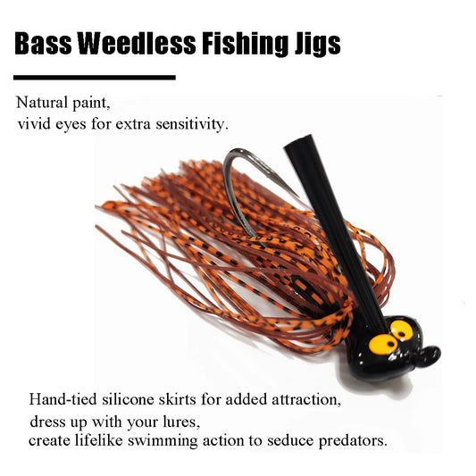 15pcs Bass Fishing Jigs Bass Fishing Lures