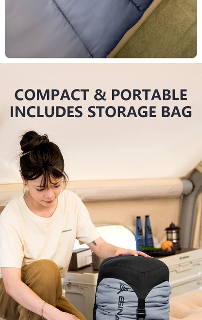 BISINNA Heating Sleeping Bag for Adults Cold Weather Lightweight Portable Warm Winter Camping Bags for Outdoor Hiking Supplies