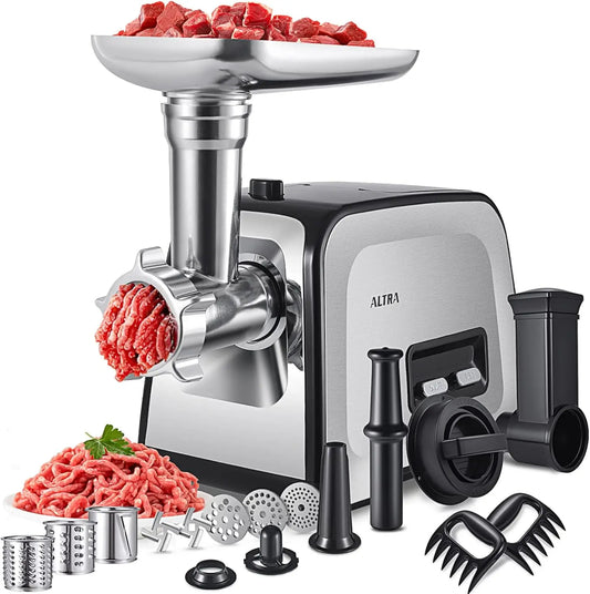 Meat Grinder, Sausage Stuffer, [2800W Max] Electric Meat Mincer