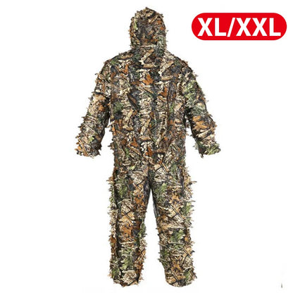 Camouflage 3D Leafy   Hunting Clothing Combat Clothes Set