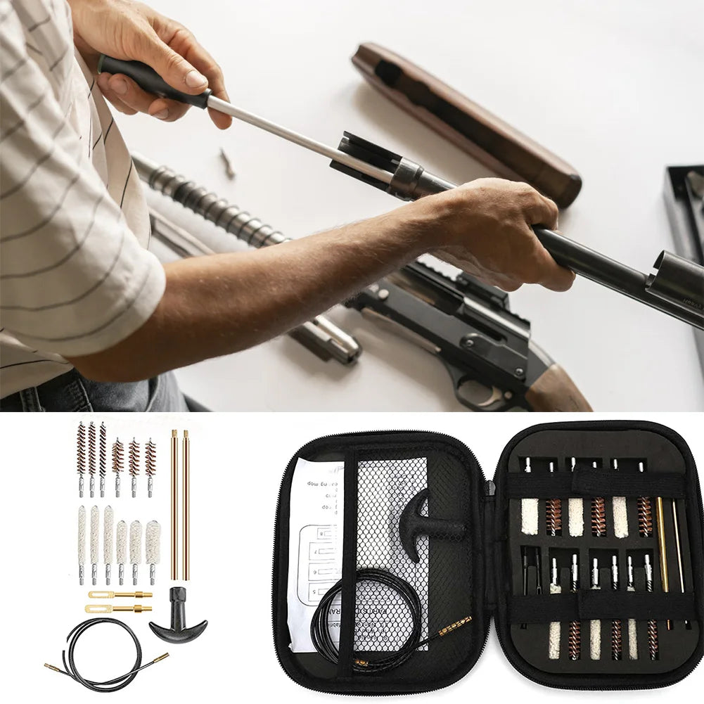 19Pcs/set Tactical Gun Barrel Cleaning Kit